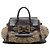 Borsa Tote Gucci Dialux Queen in canvas GG beige e pelle