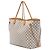 Louis Vuitton White Damier Azur Neverfull GM Bianco - vista 2