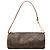 Louis Vuitton Brown Monogram Papillon Pochette Castaño