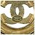 Chanel CC Runde Brosche Gold Gold Plated Golden - Ansicht 4