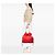 Bolso Tote Prada Red Tessuto Logo con cordón Roja - vista 6