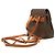 Céline Mochila Mini Macadam de lona revestida marrón Celine Castaño - vista 2