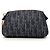 Autre Marque Dior Blue Oblique Denim Flight Kosmetiktasche Blau