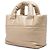 Chanel Coco Cocoon Reversible Tote Small em pele de cordeiro dourada Dourado - vista 2