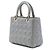 Autre Marque Dior Gray Medium Pearlescent Lambskin Cannage Lady Dior Castaño - vista 2