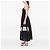 Balenciaga Sac Cabas Tote S en toile blanche et bleu marine - vue 6