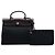 Hermès Black Toile Herbag Zip 31 Preto - vista 7