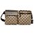 Bolso cinturón Gucci Beige GG Canvas con doble bolsillo