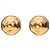Orecchini a clip rotondi placcati oro Chanel Gold CC D'oro - vista 2