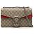 Bolso de hombro Gucci Dionysus Medium GG Supreme Beige