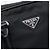 Borsa business Prada in Tessuto con rifiniture in Saffiano nero - vista 5
