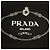 Prada Logo Wristlet Pouch aus schwarzem Canapa Canvas - Ansicht 5