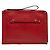 Pochette da polso Rockstud in pelle rossa Valentino Rosso