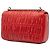 Prada Red Nappa Gaufre Chain Flap Rosso - vista 2