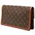 Louis Vuitton Brown Monogram Pochette Dame GM Castaño - vista 2