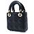 Autre Marque Dior Black Micro Lambskin Cannage Lady Dior Negro - vista 2