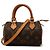 Louis Vuitton Brown Monogram Mini Speedy HL Castaño