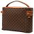 Céline Sac de toilette Celine Brown Macadam Coated Canvas Marron - vue 2