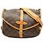Louis Vuitton Brown Monogram Saumur 30 Castaño