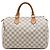 Louis Vuitton White Damier Azur Speedy 30 Blanco