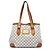 Louis Vuitton White Damier Azur Hampstead MM Bianco