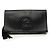 Clutch Gucci Soho Disco in pelle di vitello nera Nero