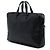 Sac business Prada en cuir Saffiano noir - vue 2