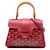 Goyard Red Mini Goyardine Saigon Souple Roja