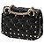 Valentino Black Nappa Rockstud Spike Crossbody Schwarz - Ansicht 2