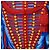 Lenço de seda Hermès Blue Brandebourgs 90 Azul Azul escuro - vista 6