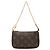 Louis Vuitton Brown Monogram Mini Pochette Accessoires Marrom