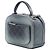 Chanel Gray Small CC Quilted Metallic Caviar Coco Curve Vanity Case Marrone Grigio antracite - vista 2