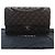 Chanel Brown Medium Classic Lambskin Double Flap Braun Dunkelbraun - Ansicht 4