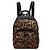 Mochila Prada de Tessuto con estampado de leopardo marrón Castaño