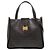 Salvatore Ferragamo Borsa Satchel Vara in pelle embossed croc nera Ferragamo
