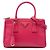 Prada Bolsa Mini Saffiano Lux Galleria Double Zip Rosa