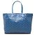 Goyard Blue Goyardine Saint Louis PM Blau Hellblau