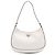 Bolsa de Ombro Prada Cleo em Couro Spazzolato Branco