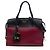 Prada Esplanade Satchel aus rotem Saffiano- und City-Kalbsleder Bordeaux