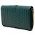 Autre Marque Saint Laurent Green Grain De Poudre Triquilt Monogram Envelope Wallet on Chain Grün - Ansicht 2