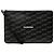 Pochette da polso Balenciaga Black BB Monogram Coated Canvas Nero