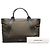 Balenciaga Cabas Tote M in nylon verde e blu navy Verde oliva - vista 7
