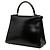 Hermès Black Box Calf Kelly Retourne 28 Schwarz - Ansicht 2