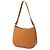 Bolsa de ombro Burberry em couro marrom Caramelo - vista 2