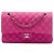 Chanel Pink Medium Classic Caviar Double Flap