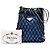 Bolsa Crossbody Prada em cetim preto e couro com corrente de rede - vista 7