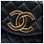 Chanel Black XL CC Quilted Lambskin Round Flap Negro - vista 5
