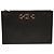 Pouch Zumi Gucci in pelle di vitello grana nera Nero