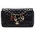 Chanel Black Medium Classic Lambskin Valentines Heart Charms Single Flap Schwarz
