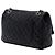 Chanel Black Medium Classic Lambskin Valentines Heart Charms Single Flap Schwarz - Ansicht 2